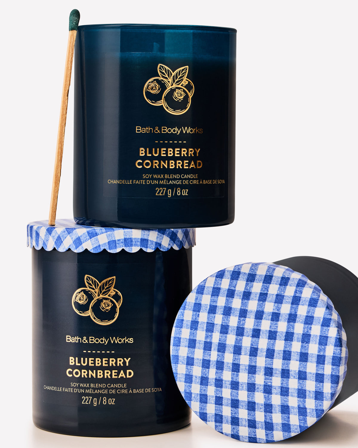 Blueberry Cornbread Single Wick Candle image 2