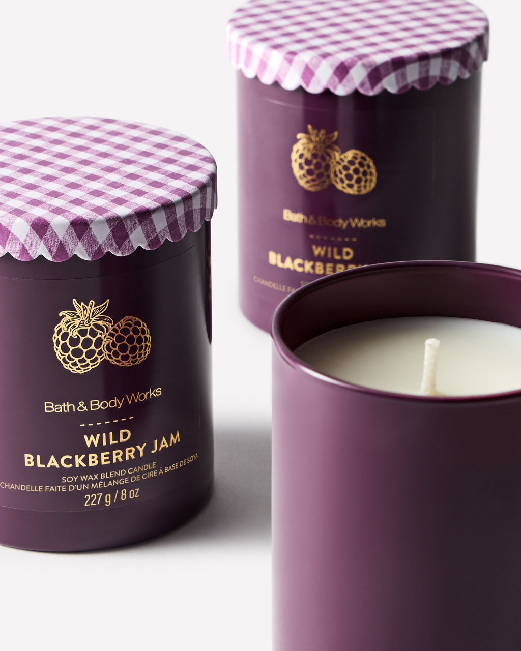 Wild Blackberry Jam Single Wick Candle image 2