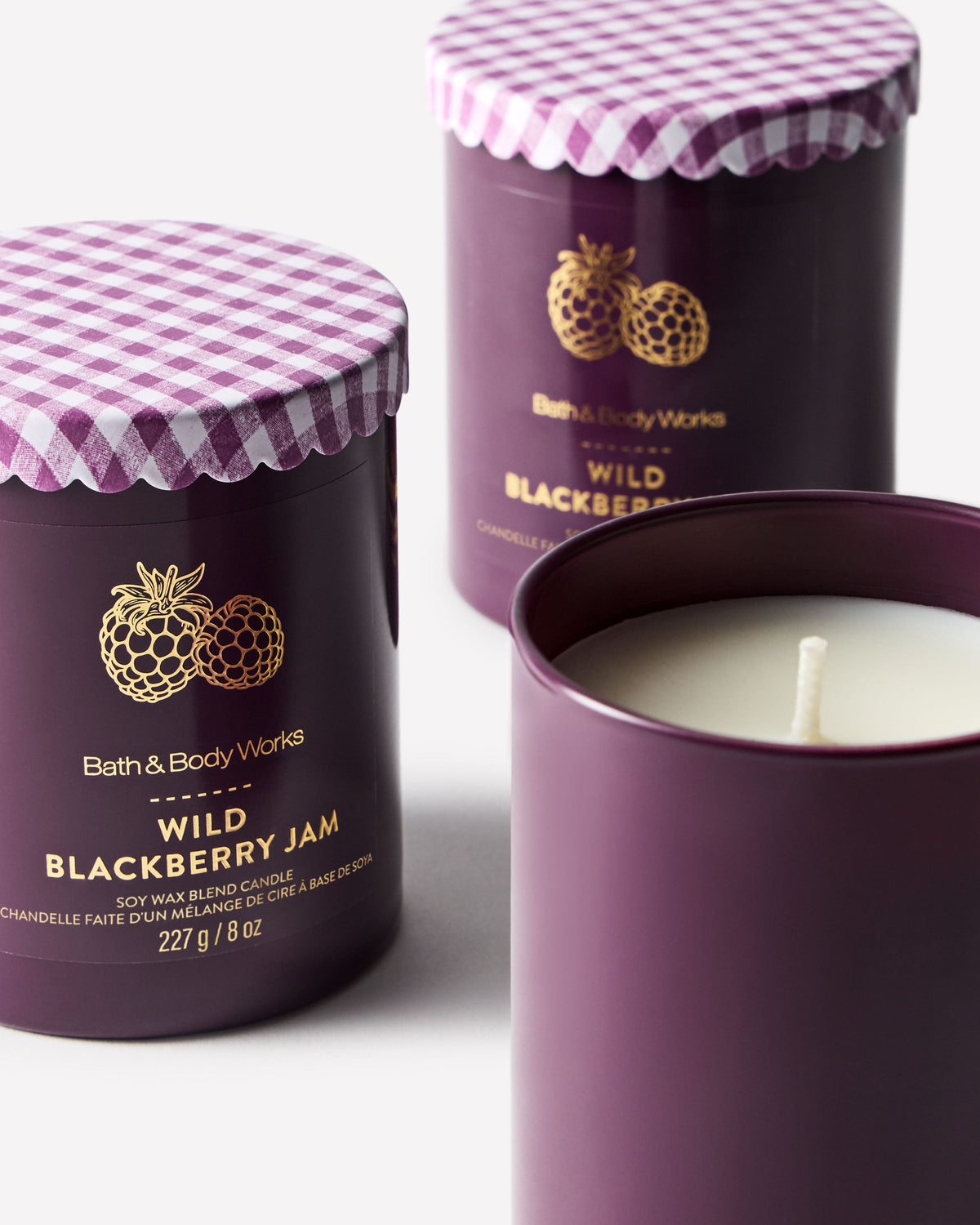 Wild Blackberry Jam Single Wick Candle image 2