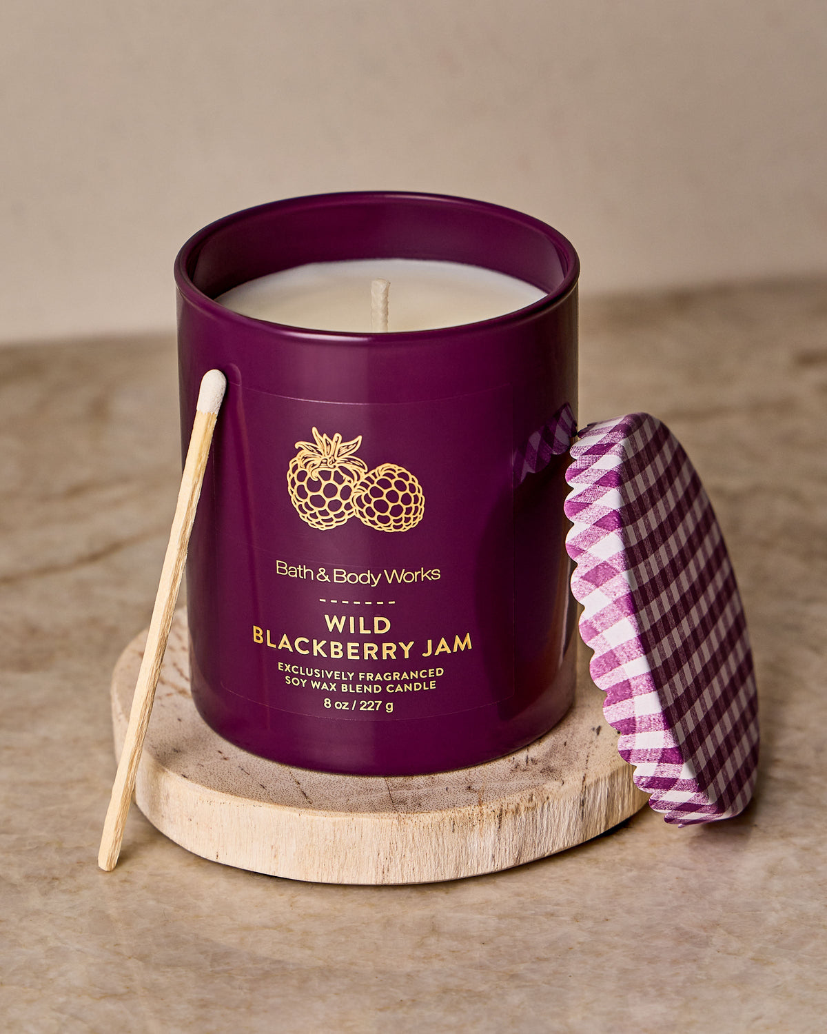 Wild Blackberry Jam Single Wick Candle image 4