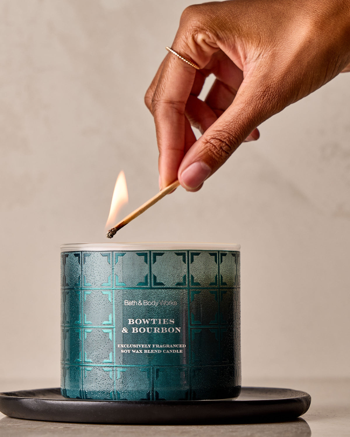 Bowties & Bourbon 3-Wick Candle image 5