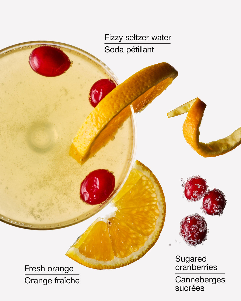 Cranberry Orange Seltzer 3-Wick Candle image 3