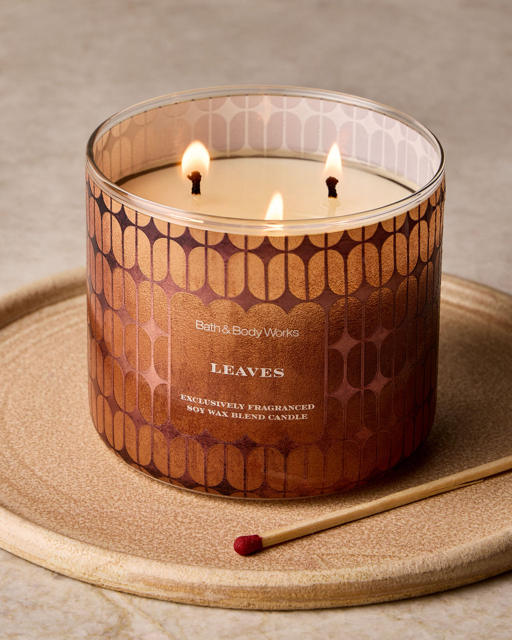 Leaves 3-Wick Candle image 4